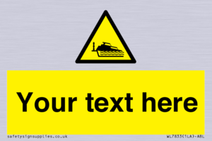 Custom warning grounding cruiser on lock cill